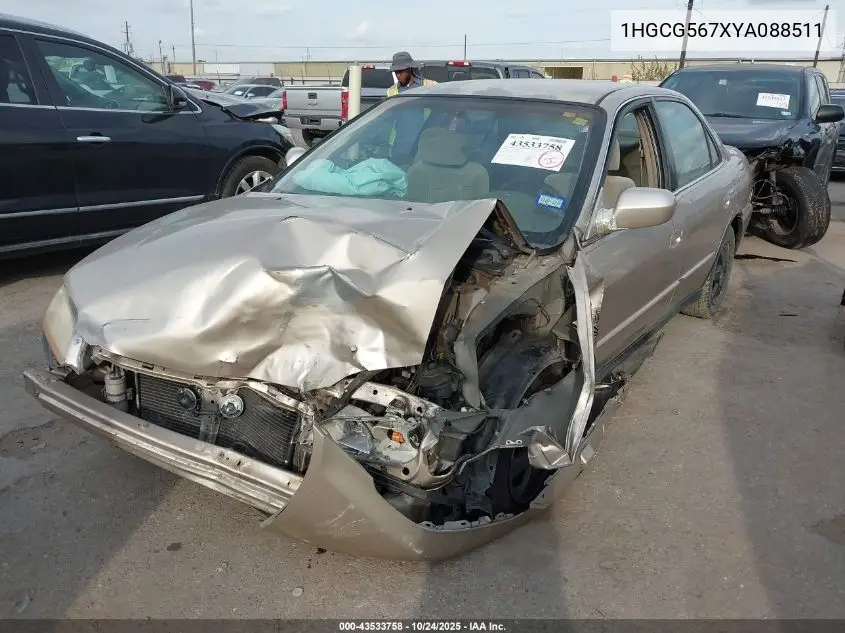 1HGCG567XYA088511 2000 Honda Accord 2.3 Se