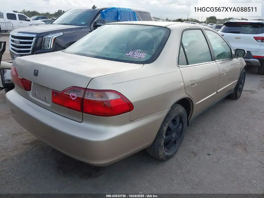 1HGCG567XYA088511 2000 Honda Accord 2.3 Se