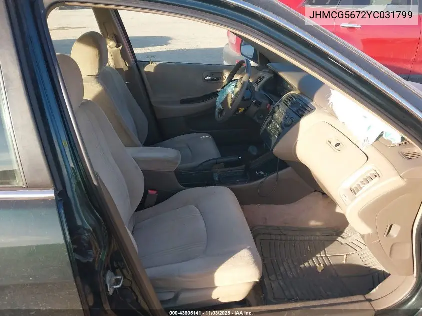 JHMCG5672YC031799 2000 Honda Accord 2.3 Se