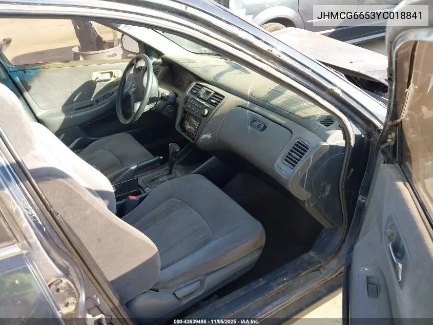 JHMCG6653YC018841 2000 Honda Accord 2.3 Lx