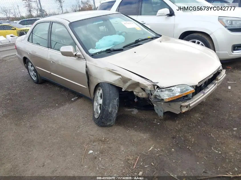 JHMCG5673YC042777 2000 Honda Accord 2.3 Se