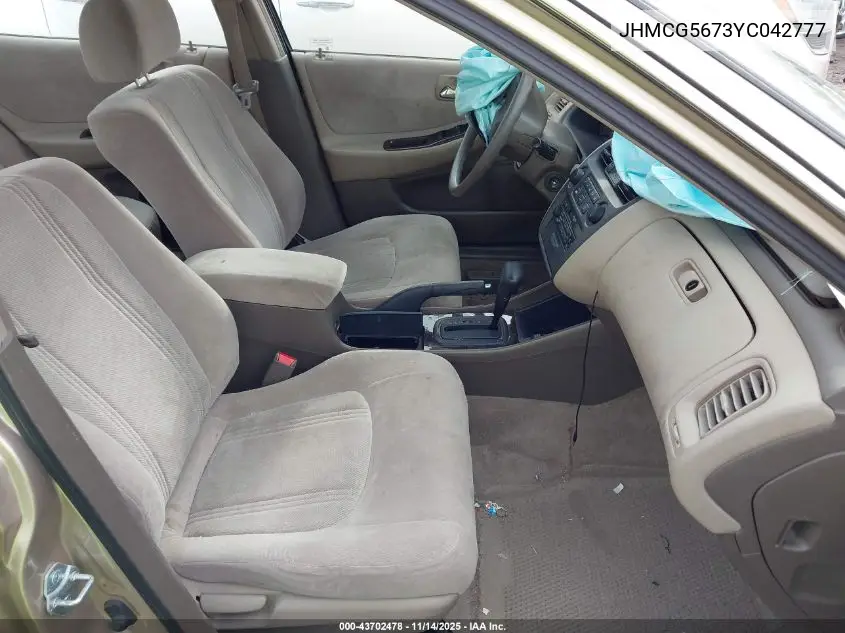 JHMCG5673YC042777 2000 Honda Accord 2.3 Se