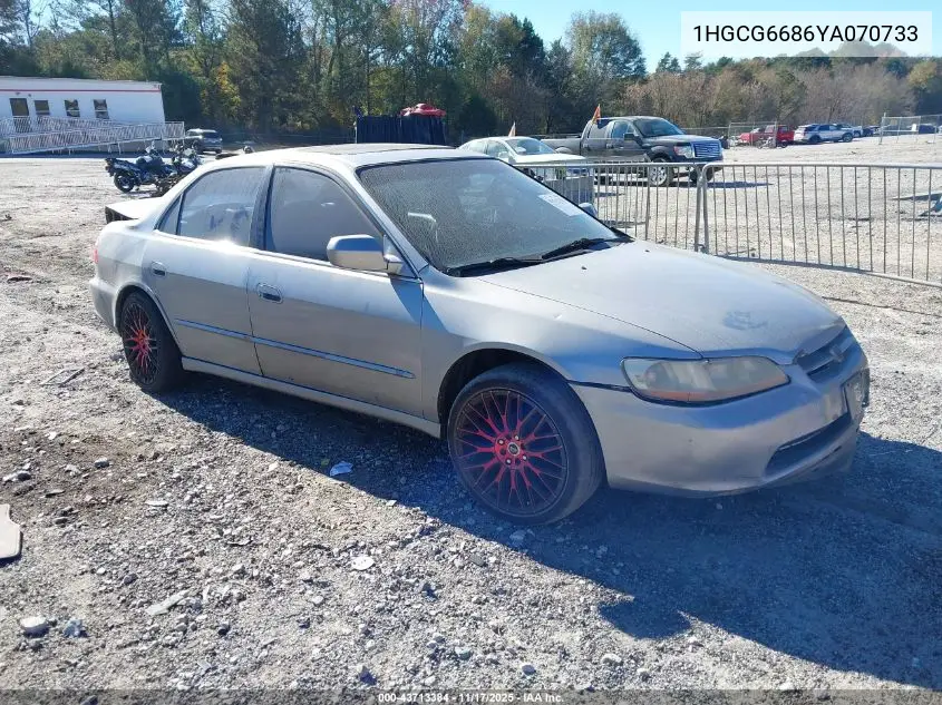 1HGCG6686YA070733 2000 Honda Accord 2.3 Ex