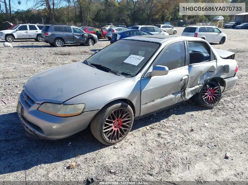 1HGCG6686YA070733 2000 Honda Accord 2.3 Ex