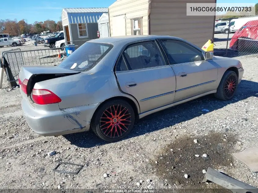 1HGCG6686YA070733 2000 Honda Accord 2.3 Ex