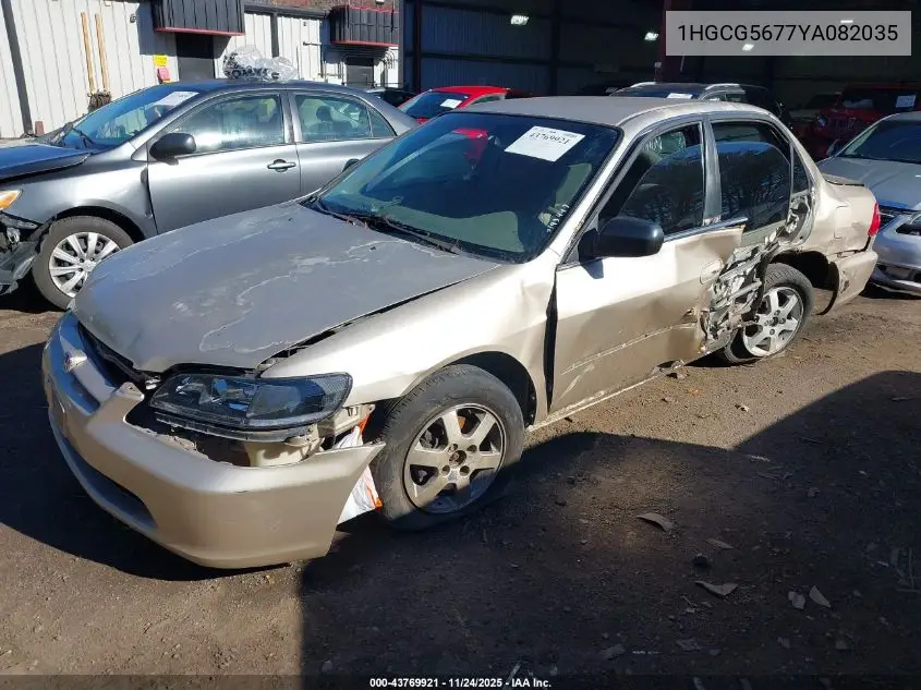 1HGCG5677YA082035 2000 Honda Accord 2.3 Se
