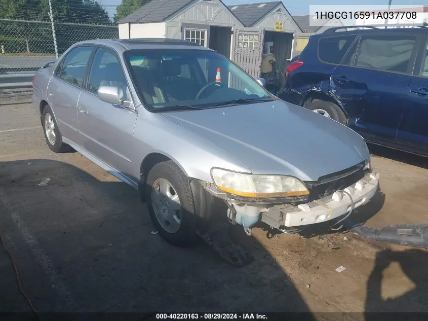 2001 Honda Accord 3.0 Ex VIN: 1HGCG16591A037708 Lot: 40220163