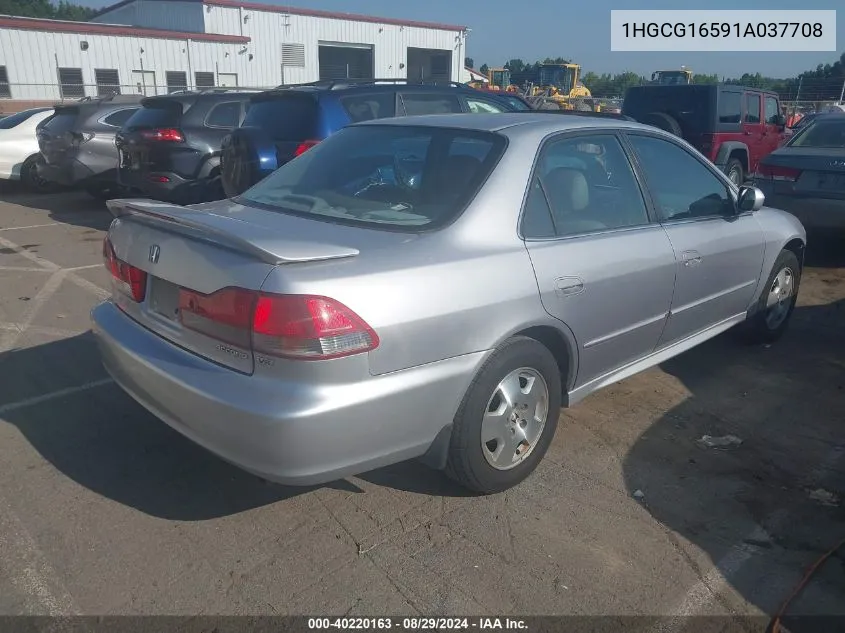 2001 Honda Accord 3.0 Ex VIN: 1HGCG16591A037708 Lot: 40220163