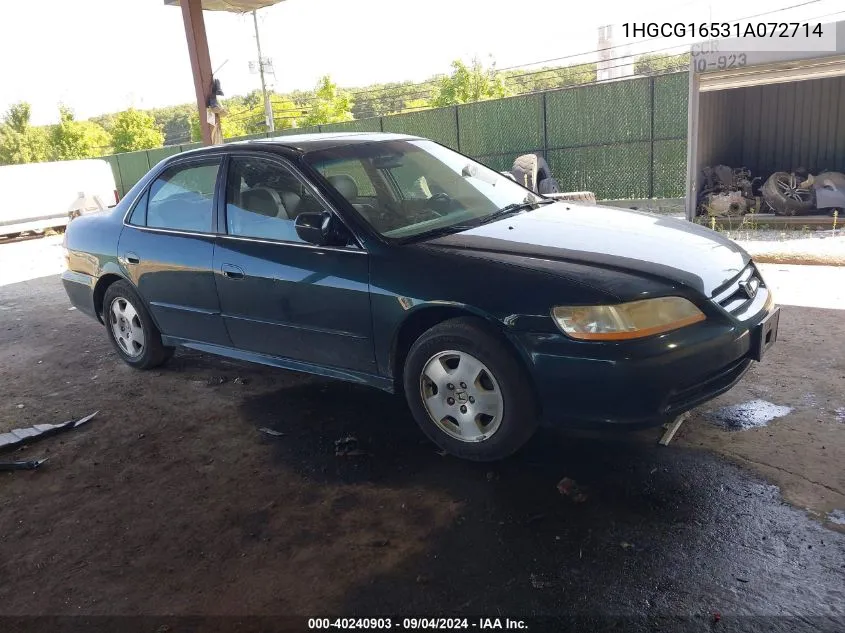 1HGCG16531A072714 2001 Honda Accord 3.0 Ex