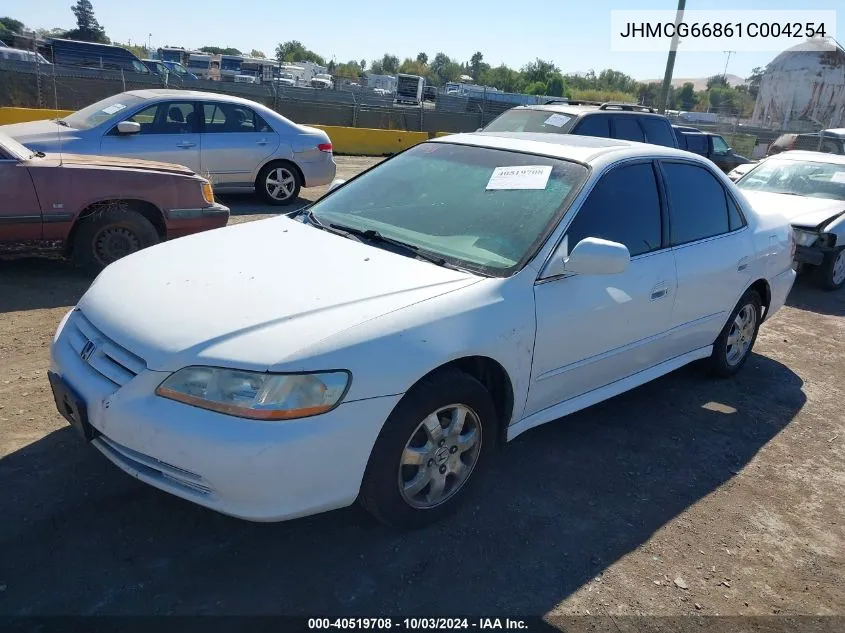 JHMCG66861C004254 2001 Honda Accord 2.3 Ex