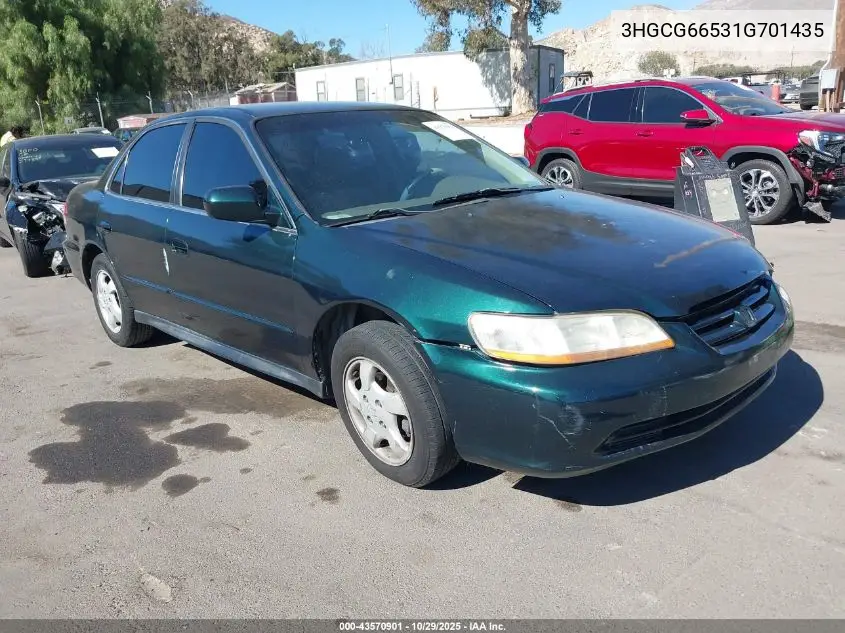 3HGCG66531G701435 2001 Honda Accord 2.3 Lx