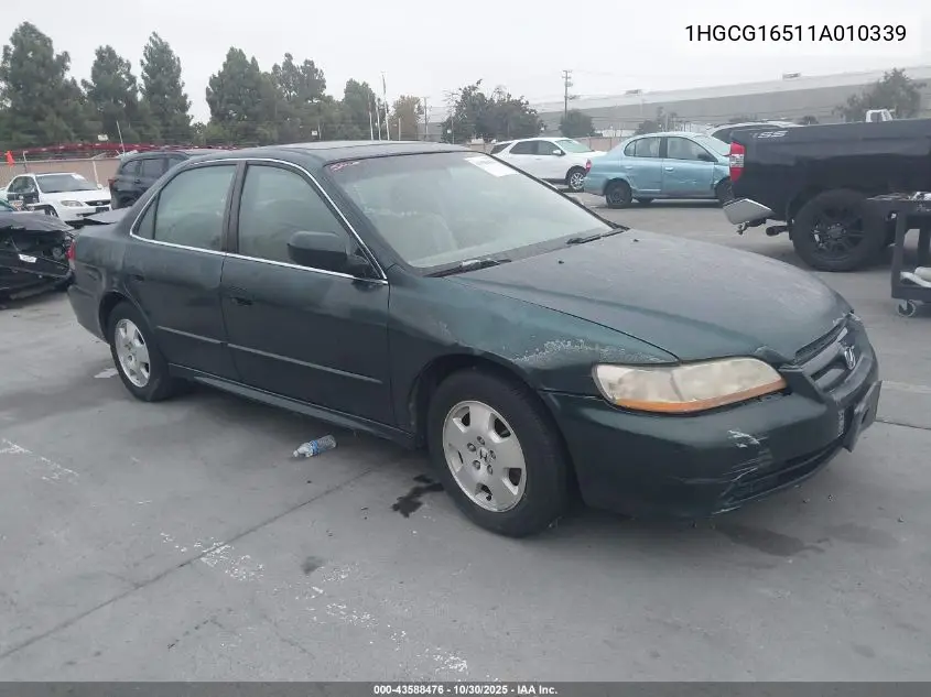 1HGCG16511A010339 2001 Honda Accord 3.0 Ex