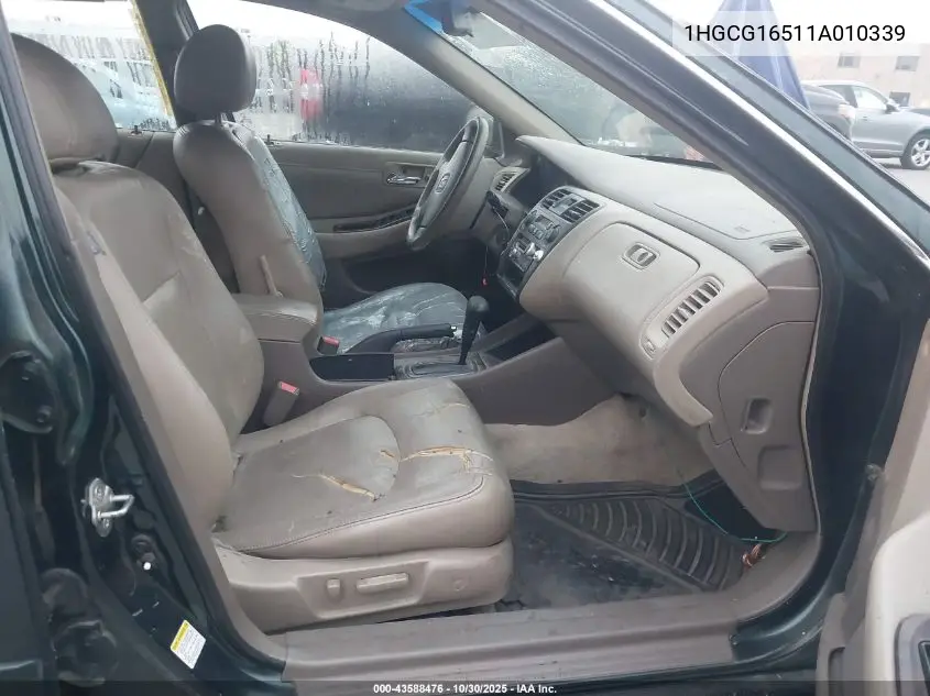 1HGCG16511A010339 2001 Honda Accord 3.0 Ex