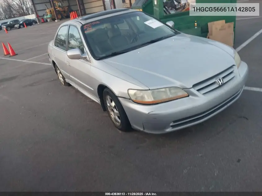 1HGCG56661A142805 2001 Honda Accord 2.3 Ex