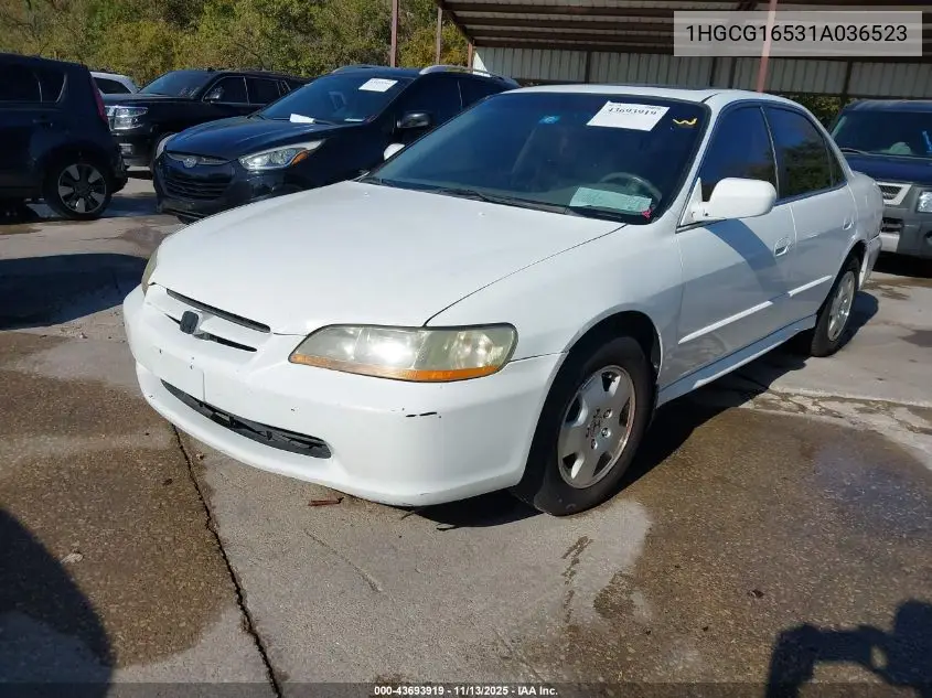 1HGCG16531A036523 2001 Honda Accord 3.0 Ex
