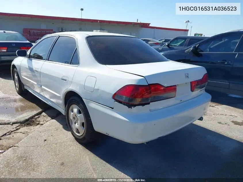 1HGCG16531A036523 2001 Honda Accord 3.0 Ex