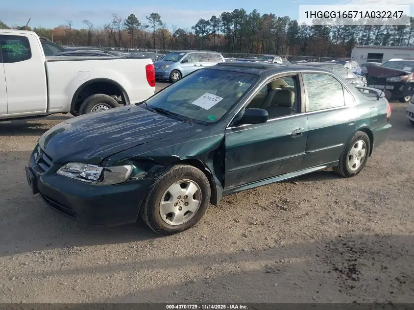1HGCG16571A032247 2001 Honda Accord 3.0 Ex