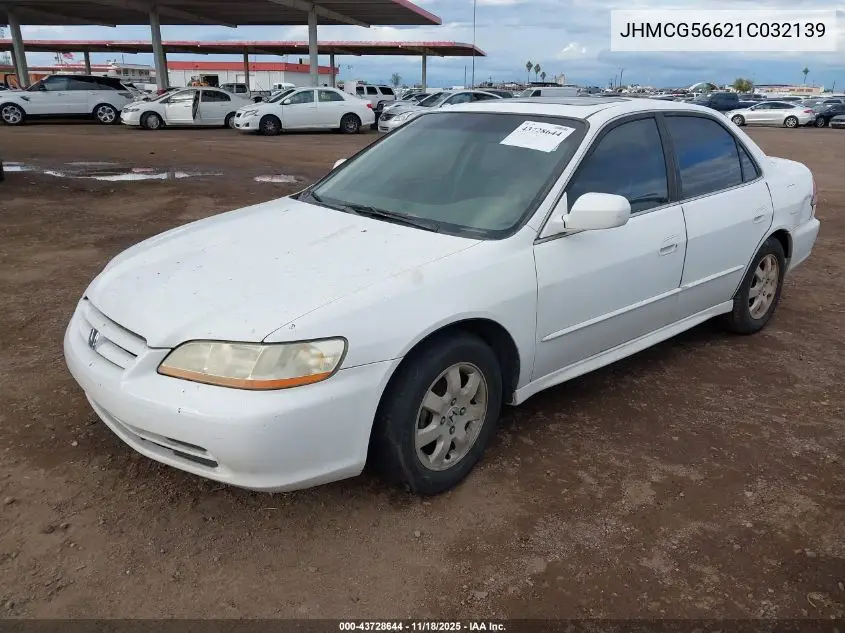 JHMCG56621C032139 2001 Honda Accord 2.3 Ex