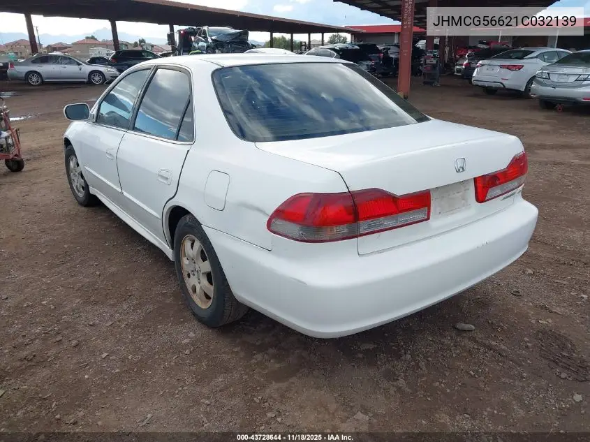 JHMCG56621C032139 2001 Honda Accord 2.3 Ex