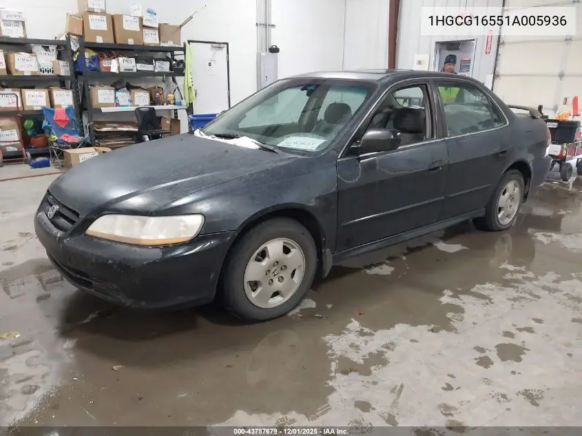 1HGCG16551A005936 2001 Honda Accord 3.0 Ex