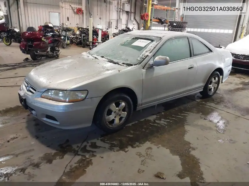 1HGCG32501A030860 2001 Honda Accord 2.3 Ex