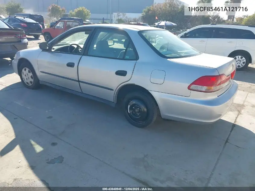 1HGCF85461A121716 2001 Honda Accord 2.3 Dx