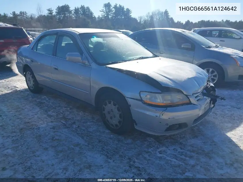 1HGCG66561A124642 2001 Honda Accord 2.3 Lx