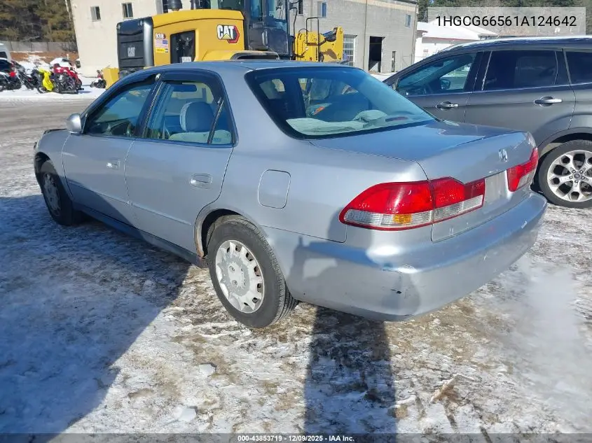 1HGCG66561A124642 2001 Honda Accord 2.3 Lx