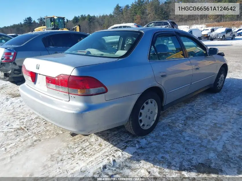 1HGCG66561A124642 2001 Honda Accord 2.3 Lx