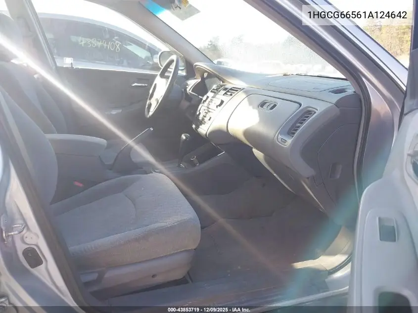 1HGCG66561A124642 2001 Honda Accord 2.3 Lx