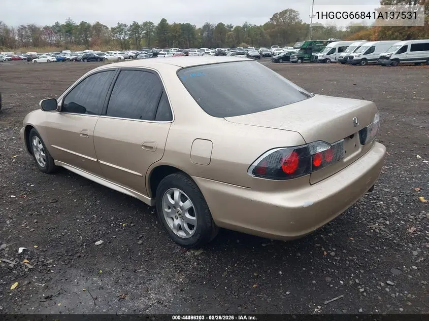 1HGCG66841A137531 2001 Honda Accord 2.3 Ex