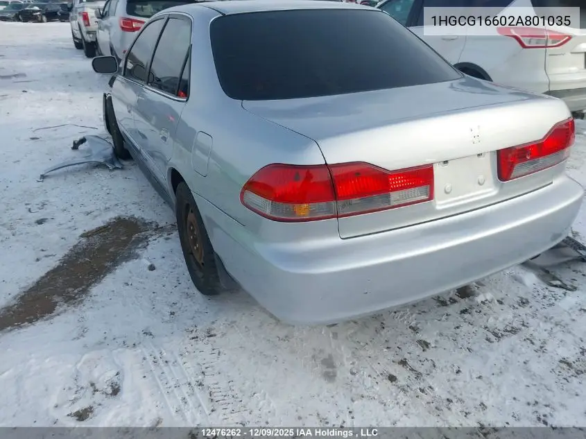 1HGCG16602A801035 2002 Honda Accord Se V6
