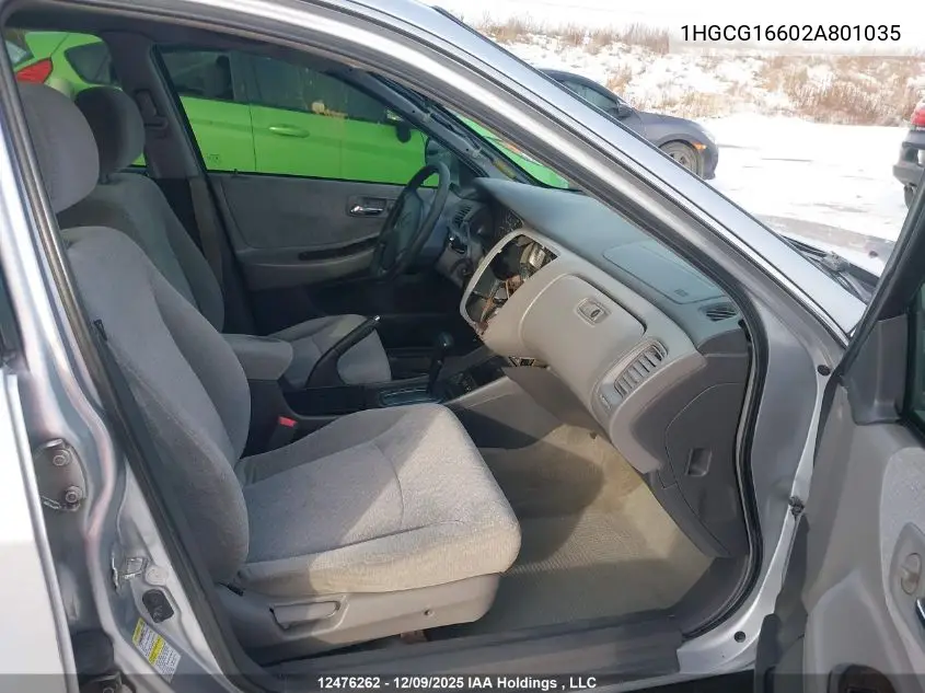 1HGCG16602A801035 2002 Honda Accord Se V6