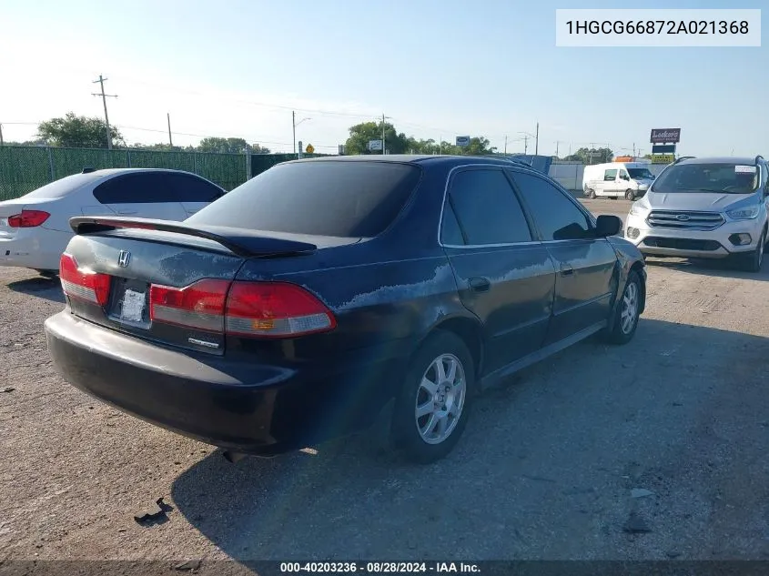 1HGCG66872A021368 2002 Honda Accord 2.3 Ex/2.3 Se