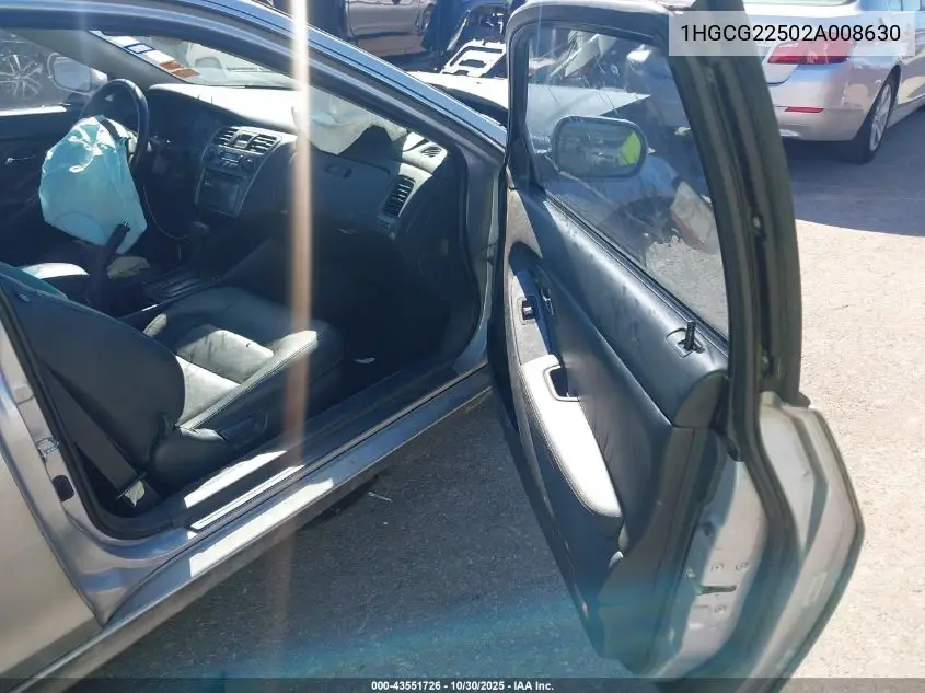 1HGCG22502A008630 2002 Honda Accord 3.0 Ex