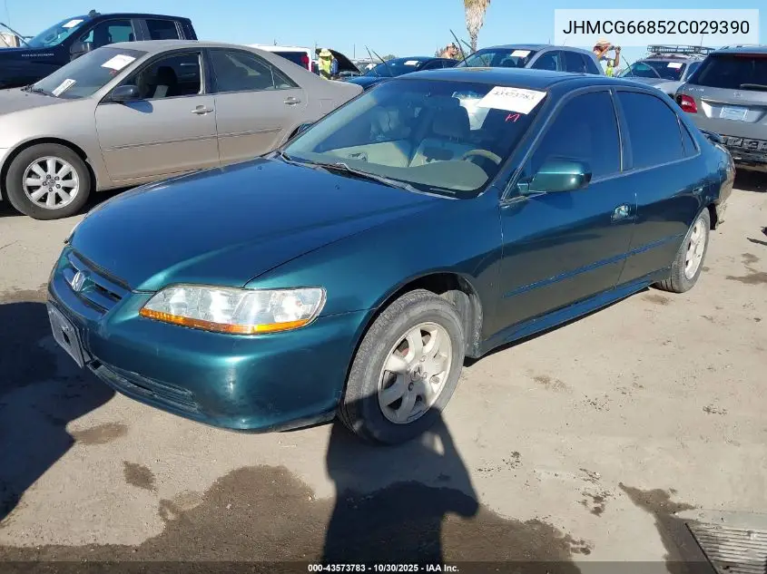 JHMCG66852C029390 2002 Honda Accord 2.3 Ex/2.3 Se