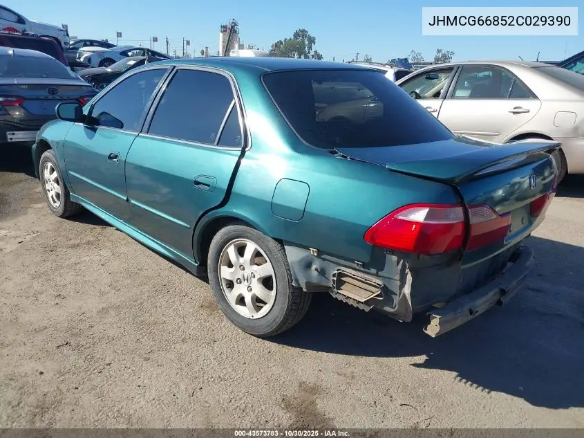 JHMCG66852C029390 2002 Honda Accord 2.3 Ex/2.3 Se