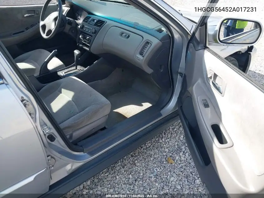 1HGCG56452A017231 2002 Honda Accord 2.3 Lx