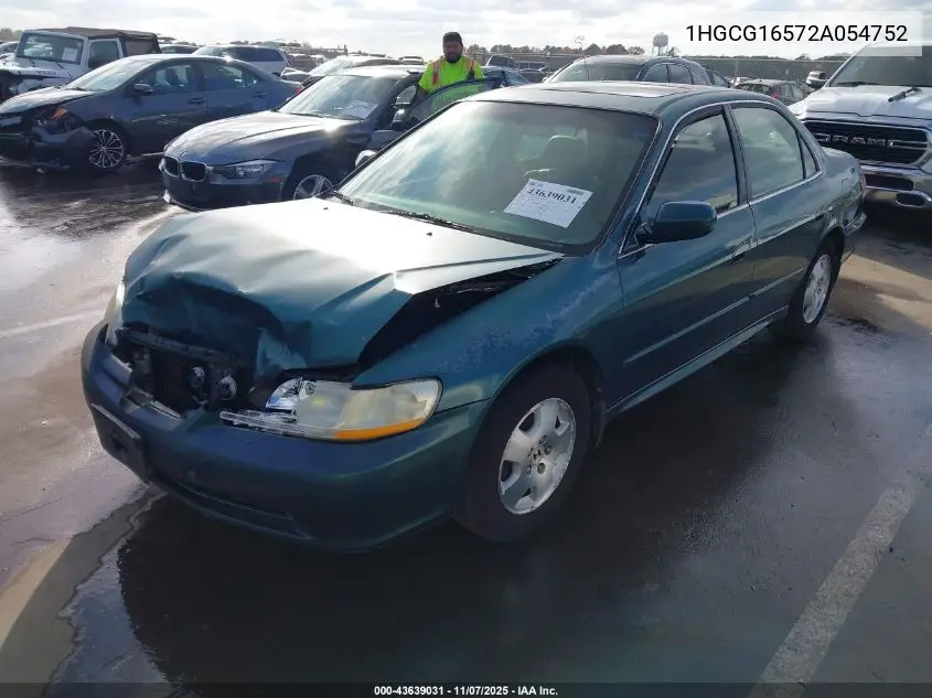 1HGCG16572A054752 2002 Honda Accord 3.0 Ex