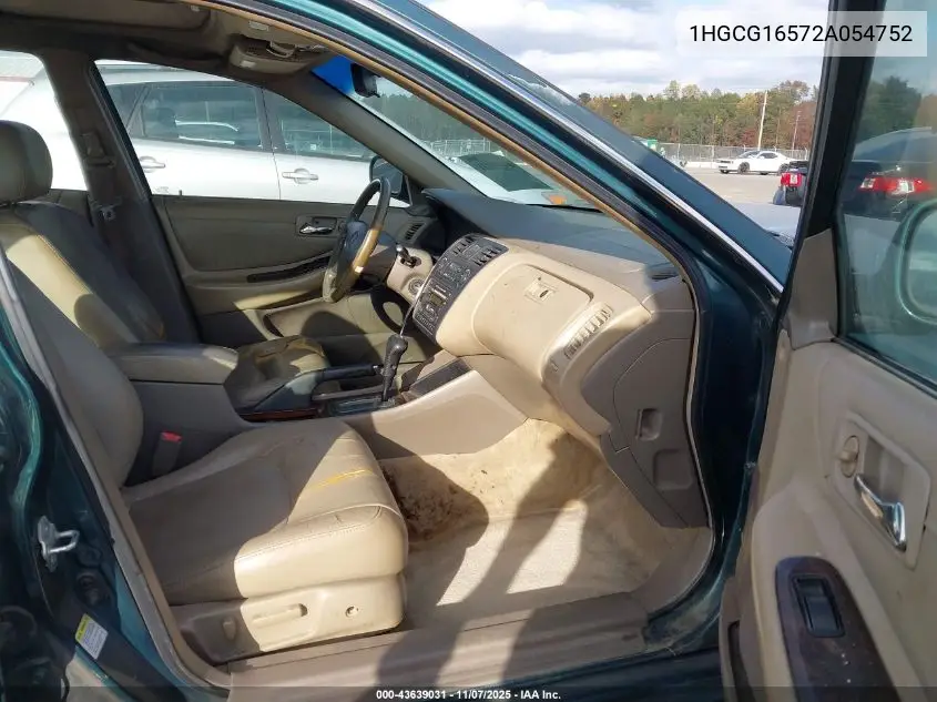 1HGCG16572A054752 2002 Honda Accord 3.0 Ex