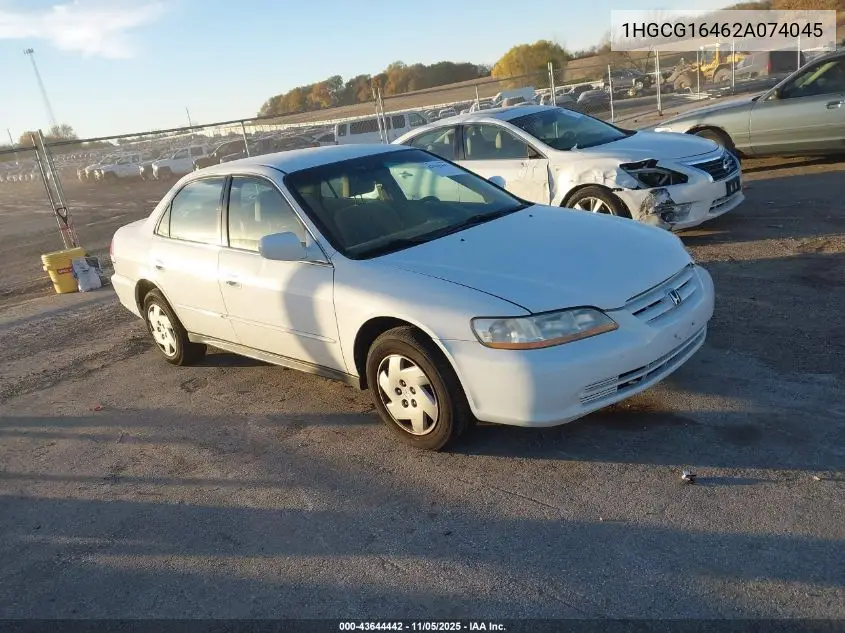 1HGCG16462A074045 2002 Honda Accord 3.0 Lx