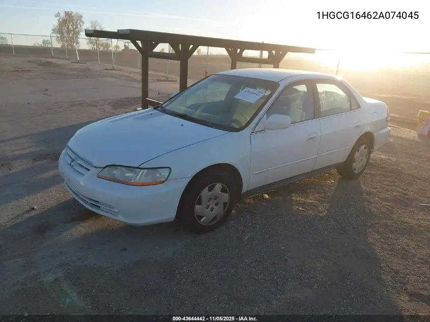 1HGCG16462A074045 2002 Honda Accord 3.0 Lx