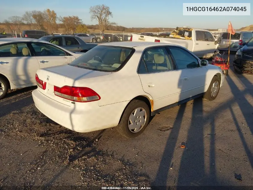 1HGCG16462A074045 2002 Honda Accord 3.0 Lx