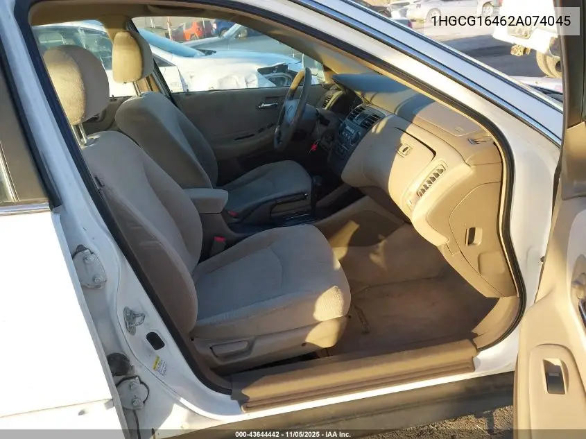 1HGCG16462A074045 2002 Honda Accord 3.0 Lx