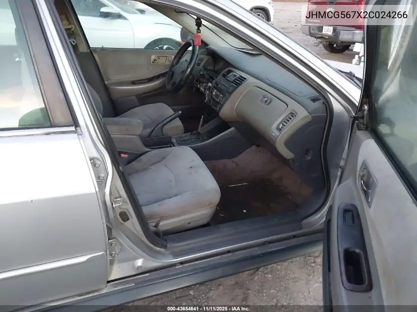 JHMCG567X2C024266 2002 Honda Accord 2.3 Se