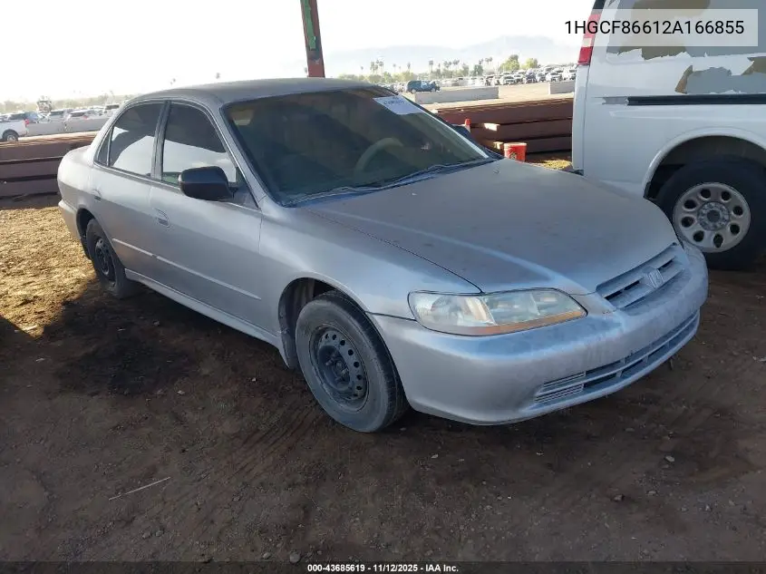 1HGCF86612A166855 2002 Honda Accord 2.3 Vp