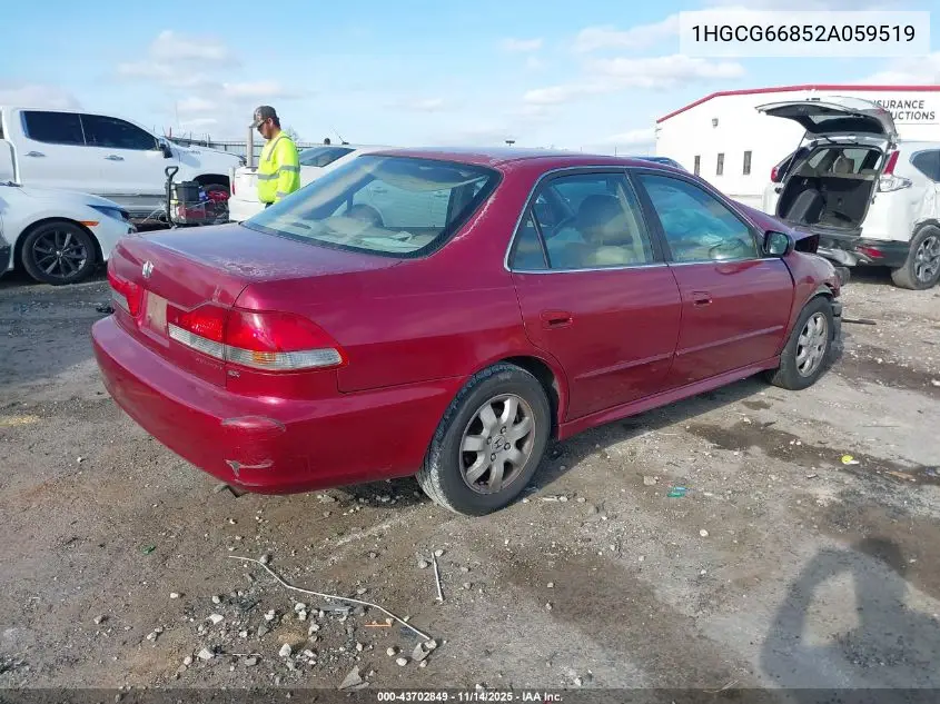 1HGCG66852A059519 2002 Honda Accord 2.3 Ex/2.3 Se