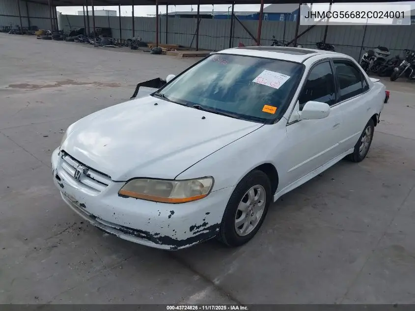 JHMCG56682C024001 2002 Honda Accord 2.3 Ex