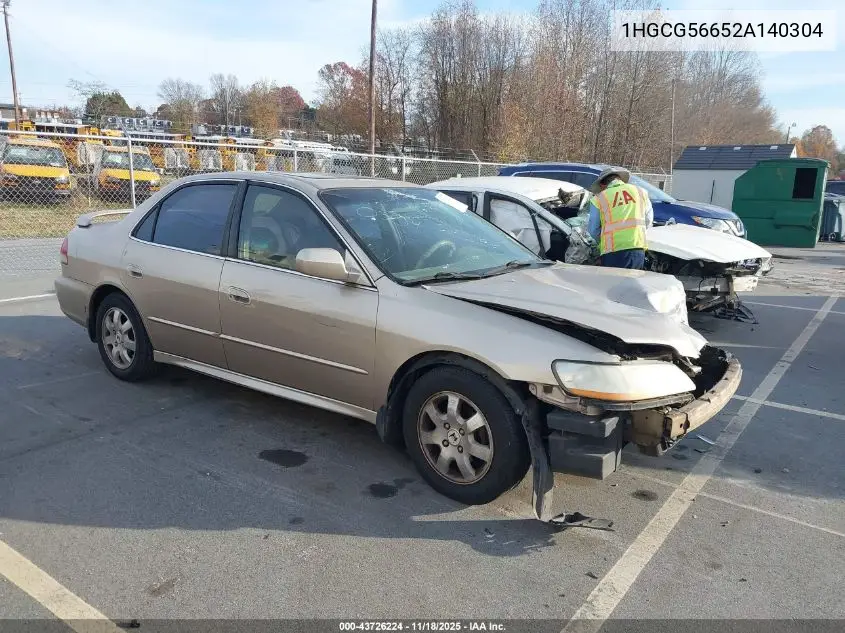 1HGCG56652A140304 2002 Honda Accord 2.3 Ex