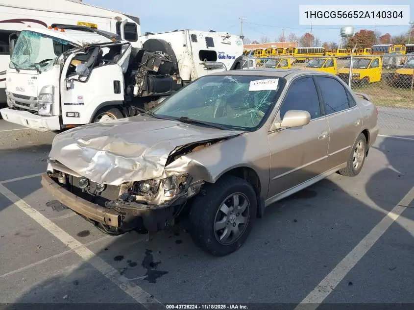 1HGCG56652A140304 2002 Honda Accord 2.3 Ex